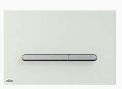 Alcaplast ALCA Nyomólap falsík alatti WC tartályhoz FLAT GLASS üveg-FEHÉR (RAY-GL1200) (RAY-GL1200)