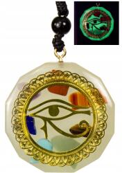  Nyaklánc Medál Lazurit Aventurin Ametiszt Jáspis Türkiz Lumineszcens (000182x_L)