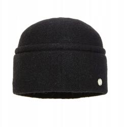 Pawonex Euforia női sapka, fekete - elegáns gyapjú, kihajtható (2512)