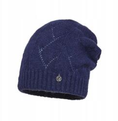 Pawonex Rina sötétkék női sapka - finom angóra beanie sapka (2461)