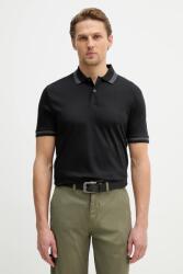 BOSS pamut póló H-Phillipson 202 - fekete S