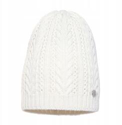 Pawonex Fibi Ecru női sapka - meleg merinó gyapjú, copf (2520)