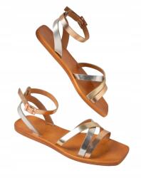 Shein 43-AS Szandál Arany Csíkos (55126655)