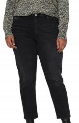 Only Carmakoma Plus Size Farmer Nadrág Fekete Egyenes 48/32 Xqf