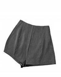 Shein S Szürke Elegáns Rövidnadrág