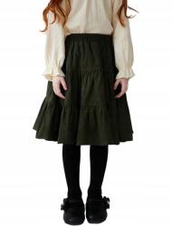 Shein 104-ES Kordbársony Bő Szabású Szoknya