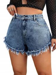 Shein XXL Farmer Rövidnadrág, Szakadt Alsó
