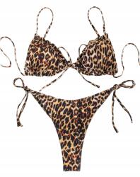 Shein Xs Kétrészes Leopárdmintás Fürdőruha