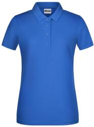 Daiber Tricou polo pentru femei din bumbac organic 8009 - Albastru regal | M (8009-1755411)