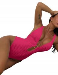 Shein M Egyrészes Ruha Mély Dekoltázs