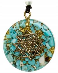  Nyaklánc Medál Türkiz Talizmán Ajándék (0000231222)