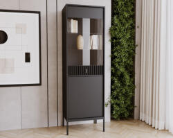  Komód 2 ajtós fekete színben arany fogantyúkkal - MAGGIORE MA04 (wipPUMAWT20CCCCCZ5020)