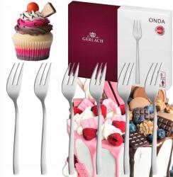 Gerlach Onda 6 Db-os Villa Torta Szett Evőeszköz Fényes (306w)
