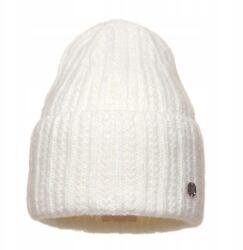 Pawonex Vienna Ecru női sapka - elegancia csíkokkal és kivágással (2412)