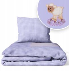 Ankras Ágyneműhuzat 135x100 Gyerek 2EL 100x135 Kiságyhoz (OWIECZKA P-2 135/100 40/60 APL. FIOLETOWY)