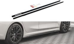 Maxton Design BMW G20 G21 M-pack 2018-2022 Maxton Design lakkozott fekete küszöb spoiler V2