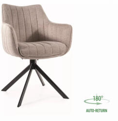 SIGNAL MEBLE Azalea Brego szék, X61, fekete, bézs