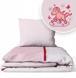 Ankras Ágyneműhuzat 135x100 Gyerek 2EL 100x135 Kiságyhoz (KONIK P-2 135/100 40/60 APL. RÓŻOWY)