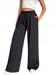 Shein Fekete Hosszú Egyenes Szárú Melegítőnadrág Tall S 1KG