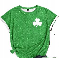 Shein plus size női póló, zöld, casual, 44-es méret, 1BF