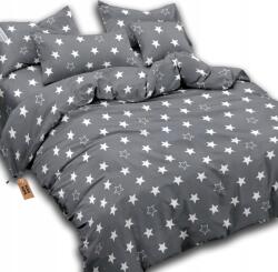  Ágynemű garnitúra 160x200 2 x 70x80 pamut-szatén Különböző Minták Választás (CZARNA W BIAŁE MOTYLE 6930 160X200 KUGO)