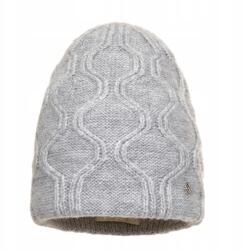 Pawonex Paloma női sapka Világos szürke - elegáns sapka díszes mintával (2414)