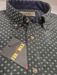 Formax Férfi Kordbársony Ing Formax Mintákkal, XXL Méret