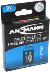 ANSMANN 9V E-Block lítium elem füstérzékelőhöz