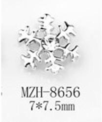  Körömékszer - MZH-8656 Silver - Karácsony hópehely