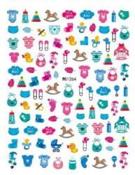  Körömmatrica - WG1264 BabyBoom