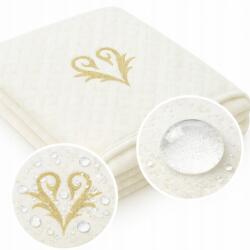 Strefa Spania Matracvédő 200x200cm vízálló hímzett lengyel ekrü huzat (ssoch3200)