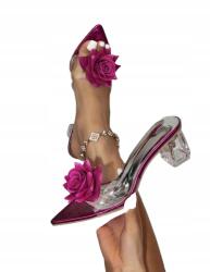 Shein 42 Db 3D Virágmintás Flip-flop Papucs (sx2405282422328222)