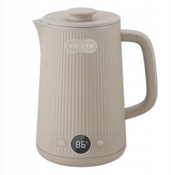 CHiATO Elektromos vízforraló CHiATO heatPLAY Groove 1.7 l homokszínű kijelzővel (Chigrooveketsnd)