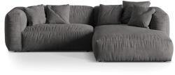 Micadoni Szürke bársony moduláris sarokkanapé (jobb oldali-heverő résszel) Martina - Micadoni - bonami - 682 310 Ft
