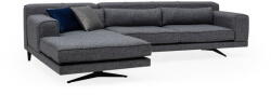 Hanah Home Jivago sötétszürke sarokkanapé, bal oldali - Artie