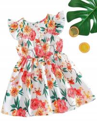 Shein 80-AS Virágmintás Lány Ruha