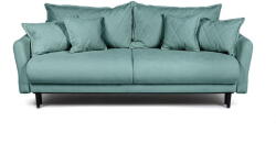 Bonami Türkiz kordbársony kinyitható-tárolóhelyes kanapé 215 cm Bjork - Bonami Selection