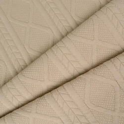 Takoy Kötött anyag / jacquard csavart mintás Big bézs színű