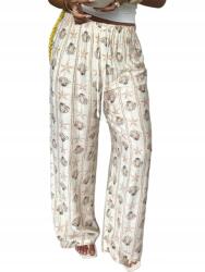 Shein L Széles, Nyomott Mintás Nadrág - allegro - 1 265 Ft