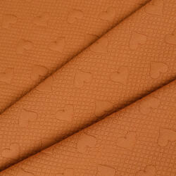 Takoy Kötött anyag / jacquard szívek fahéj színű