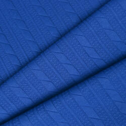 Takoy Kötött anyag / jacquard csavart mintás Slim párizsi kék