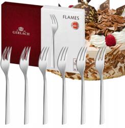Gerlach Flames 6 Db-os Villa Torta Szett Evőeszköz Fényes (5901035209114)