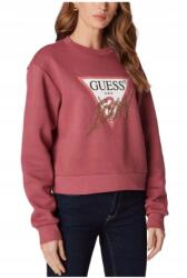 GUESS Női pamut pulóver, belül bolyhos, Cn Icon Sweatshirt Rouge M (Piros, M-es méret) (W2BQ18KB683-G5R6)
