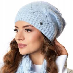 Pawonex Rina női sapka Kék - finom angóra beanie sapka (2461)