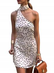 Shein M Elegáns Ujjatlan Pöttyös Ruha