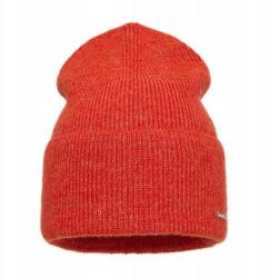 Pawonex Nessa női sapka Narancssárga - univerzális téli sapka, kihajtható (2431)