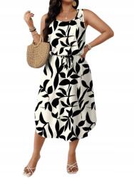 Shein 2XL Ruha Nyári Női Növényi Mintás