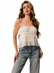 Shein M Női Fodros Felső