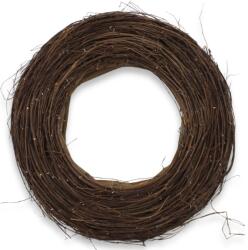  Fészek koszorú barna 35cm