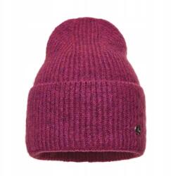Pawonex Selina fukszia női sapka - bordázott szövésű és kihajtható sapka (2417)